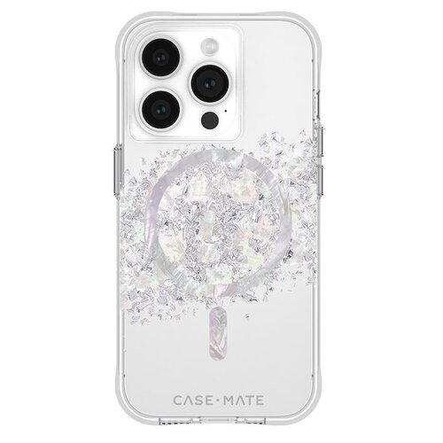 Etui CASE-MATE Karat MagSafe do Apple iPhone 15 Pro Przezroczysto-szary
