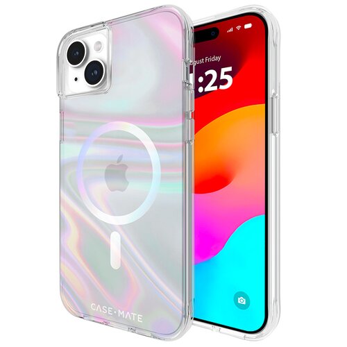Etui CASE-MATE Soap Bubble MagSafe do Apple iPhone 15 Plus Wielokolorowy