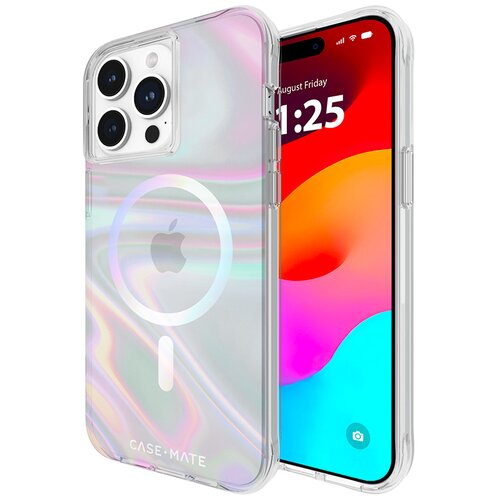 Etui CASE-MATE Soap Bubble MagSafe do Apple iPhone 15 Pro Max Wielokolorowy