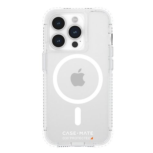 Etui CASE-MATE Ultra Tough Plus D30 MagSafe do Apple iPhone 15 Pro Przezroczysty