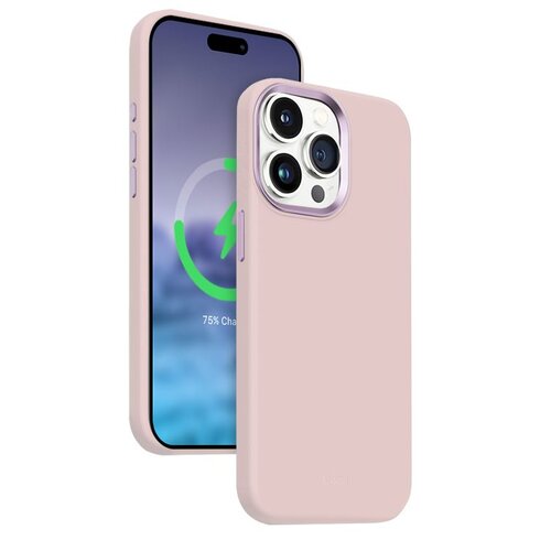 Etui CRONG Color Cover LUX Magnetic MagSafe do Apple iPhone 15 Pro Max Różowy