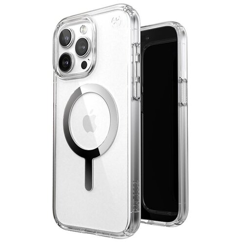 Etui SPECK Presidio Perfect-Clear MagSafe do Apple iPhone 15 Pro Max Przezroczysto-srebrny