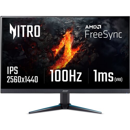 Monitor ACER Nitro VG270UEbmiipx 27" 2560x1440px IPS 100Hz 1 ms