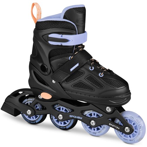 Łyżworolki SPOKEY Quattro 4w1 (rozmiar 38-41) Czarno-fioletowy