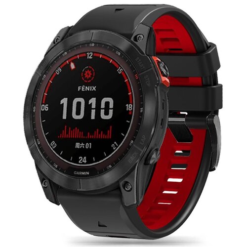 Pasek TECH-PROTECT IconBand Pro do Garmin Fenix 5/6/6 Pro/7 Czarno-czerwony