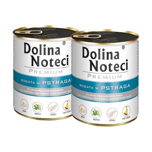 Karma dla psa DOLINA NOTECI Premium Pstrąg 2 x 800 g