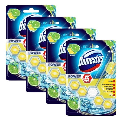 Kostka do WC DOMESTOS Power 5 Lime 4 x 55g