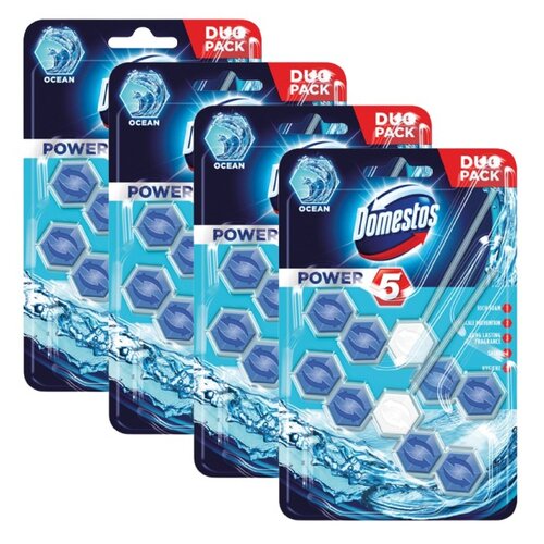 Kostka do WC DOMESTOS Power 5 Ocean 8 x 55g