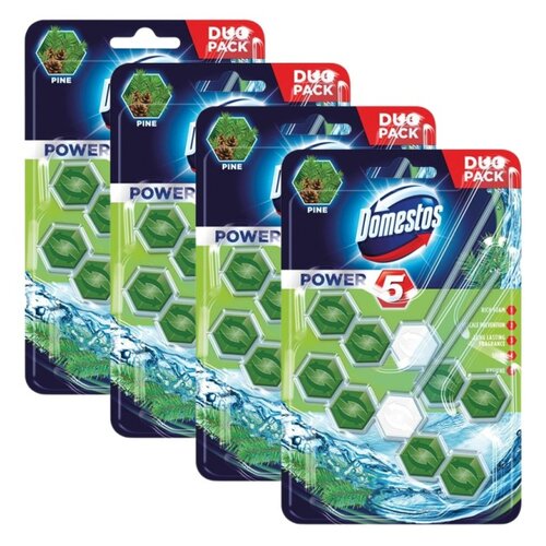 Kostka do WC DOMESTOS Power 5 Pine 8 x 55g