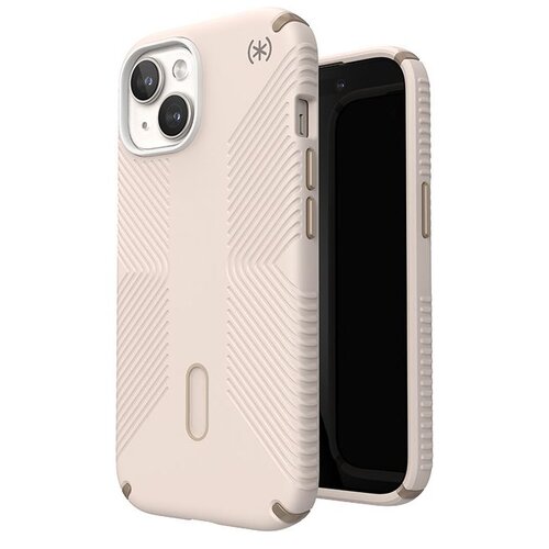 Etui SPECK Presidio2 Grip ClickLock & MagSafe do Apple iPhone 13/14/15 Beżowy