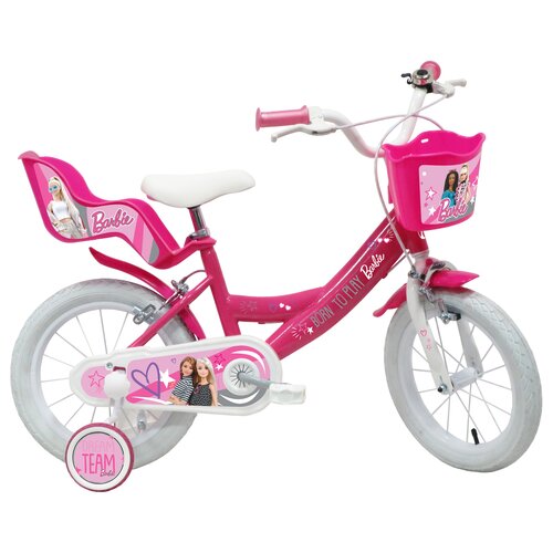 Rower dziecięcy BARBIE 14 cali dla dziewczynki Różowy