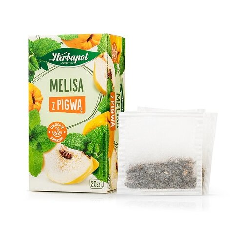 Herbata HERBAPOL Melisa z pigwą (20 sztuk)