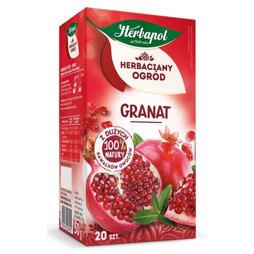 Herbata HERBAPOL Herbaciany Ogród Granat (20 sztuk)