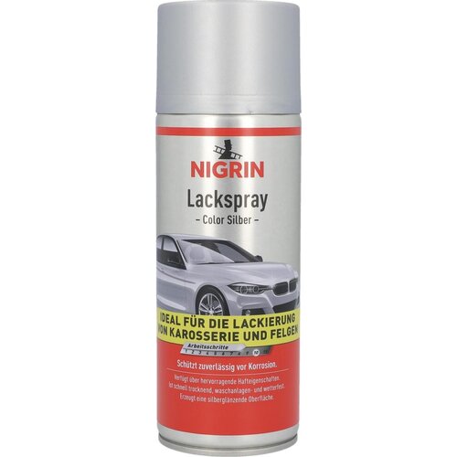 Lakier samochodowy NIGRIN Srebrny 74110 (400 ml)