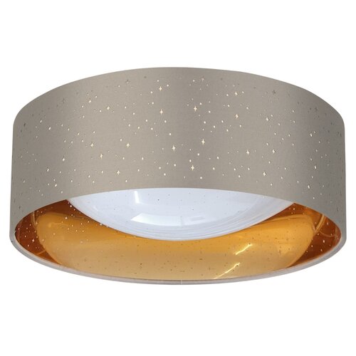 Plafon sufitowy GOLDLUX Tuluza 32 323224 Biało-taupe-złoty