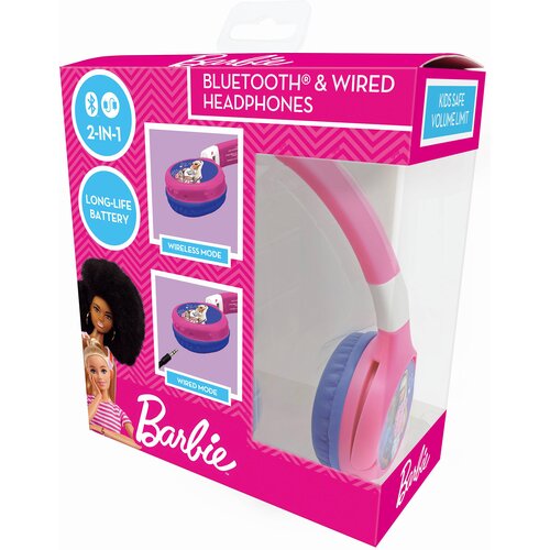 Zabawka słuchawki nauszne LEXIBOOK Barbie HPBT010BB