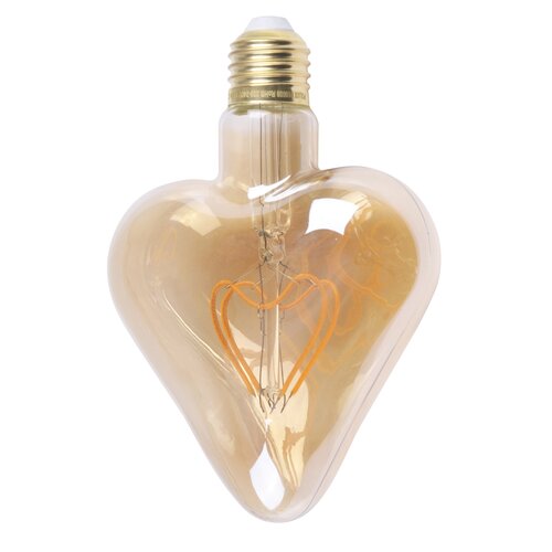 Żarówka LED GOLDLUX DecoVintage Amber Serce 316608 2.3W E27