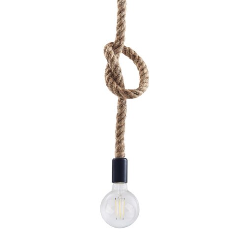 Lampa sufitowa GOLDLUX Rope 1 321909 Czarno-beżowy