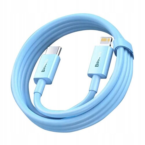 Kabel USB Typ-C - Lightning BASEUS Superior PD 20W 1 m Niebiski