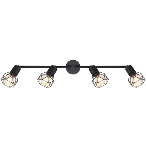 Lampa sufitowa GLOBO XARA I 54802S-4 Czarny