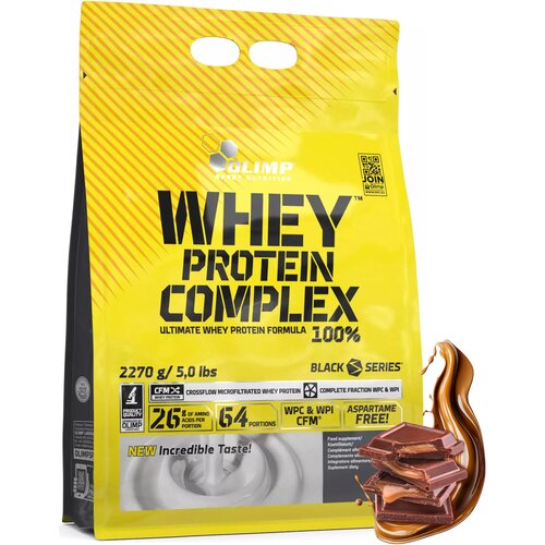Odżywka białkowa OLIMP Whey Protein Complex 100% Czekoladowo-karmelowy (2270 g)