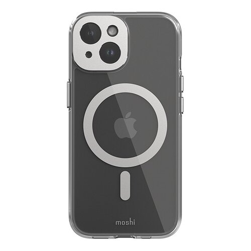 Etui MOSHI iGlaze MagSafe do Apple iPhone 15 Srebrny