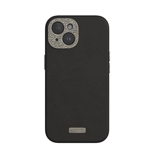 Etui MOSHI Napa MagSafe do Apple iPhone 15 Czarny