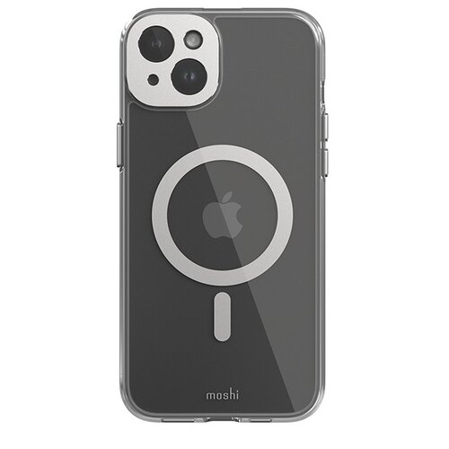 Etui MOSHI iGlaze MagSafe do Apple iPhone 15 Plus Srebrny