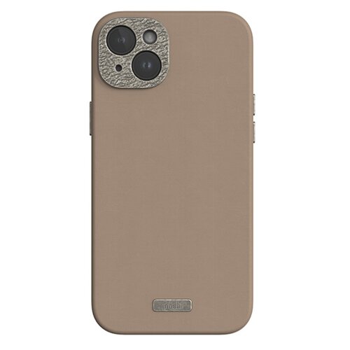 Etui MOSHI Napa MagSafe do Apple iPhone 15 Plus Brązowy