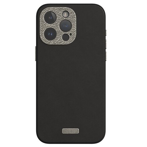 Etui MOSHI Napa MagSafe do Apple iPhone 15 Pro Czarny