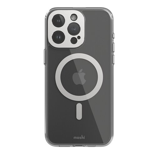 Etui MOSHI iGlaze MagSafe do Apple iPhone 15 Pro Max Srebrny