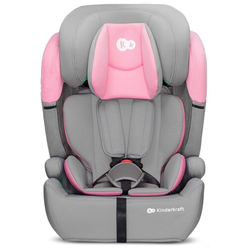 Fotelik samochodowy KINDERKRAFT Comfort Up I-Size (9-36 kg) Szaro-różowy