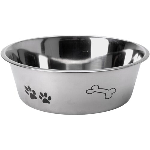 Miska dla psa i kota DOGS COLLECTION 24 cm Srebrny
