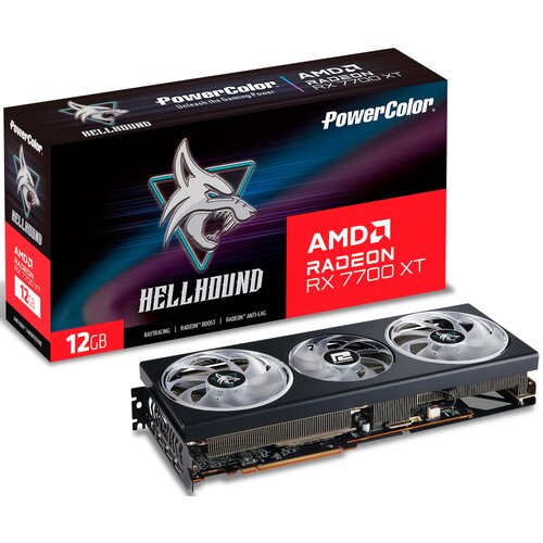 Karta graficzna POWERCOLOR Radeon RX 7700 XT Hellhound 12GB