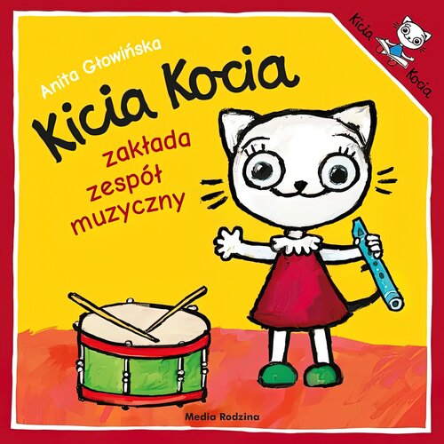 Książka Kicia Kocia Zakłada zespół muzyczny Anita Głowińska (miękka okładka)