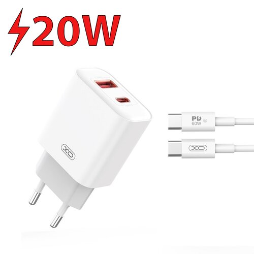 Ładowarka sieciowa XO CE12 20W Biały