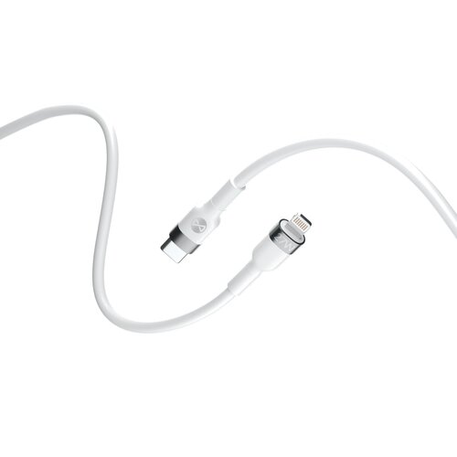 Kabel USB-C - Lightning FOREVER MFi Flexible 1 m Biały