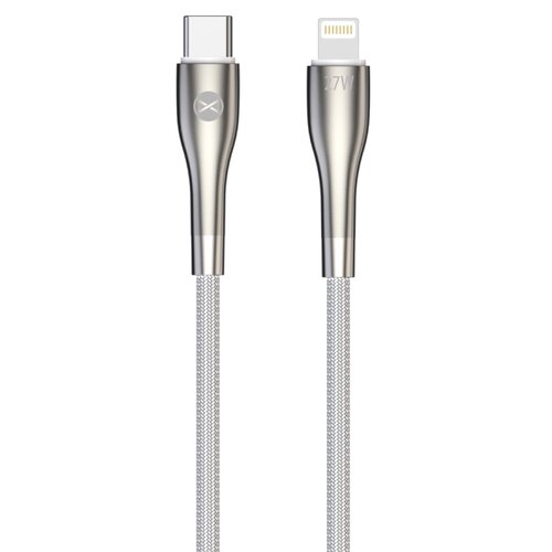 Kabel USB - Lightning FOREVER Sleek 27W 1 m Biały