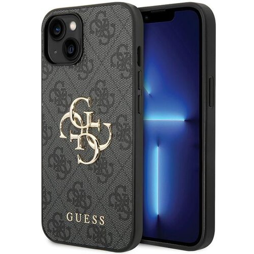 Etui GUESS 4G Big Metal Logo do Apple iPhone 14 Plus/15 Plus Szary