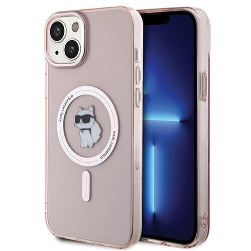 Etui KARL LAGERFELD Choupette MagSafe do Apple iPhone 15 Plus Różowy