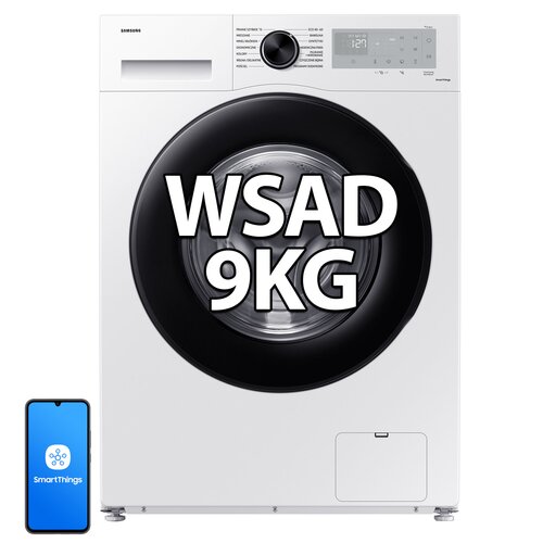 Pralka SAMSUNG WW90CGC04DAH AI Energy EcoBubble 9kg 1400 obr