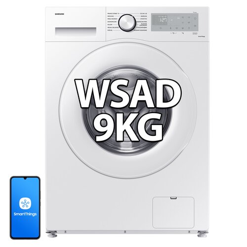 Pralka SAMSUNG WW90CGC04DTH AI Energy EcoBubble LessMicrofiber 9kg 1400 obr