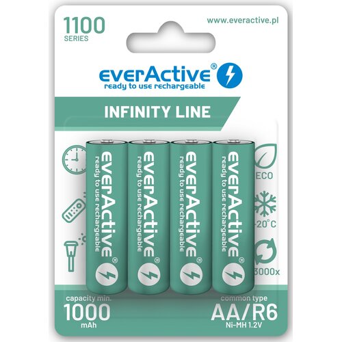 Akumulatorki R6/AA 1100 mAh EVERACTIVE Infinity Line (4 szt.)