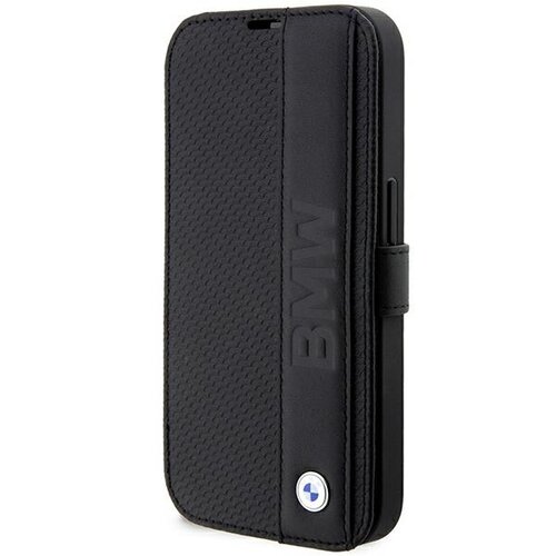 Etui BMW Bookcase Leather do Apple iPhone 14 Pro Czarny