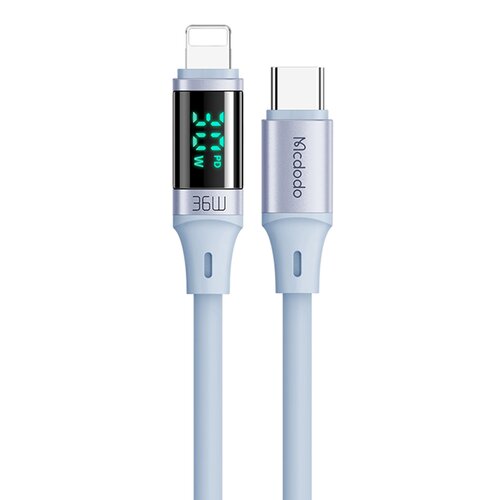 Kabel USB-C - Lightning MCDODO CA-1932 1.2m Niebieski