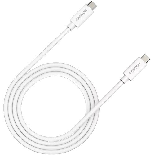 Kabel USB-C - USB-C CANYON UC-44 4.0 1 m 240W Biały