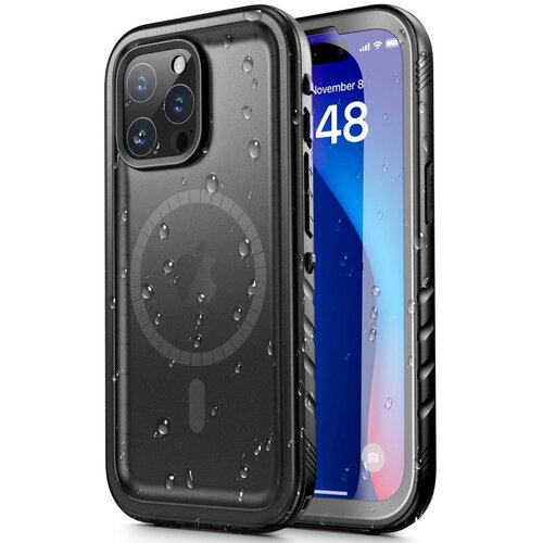 Etui wodoodporne TECH-PROTECT ShellBox MagSafe IP68 do Apple iPhone 15 Pro Max Czarny