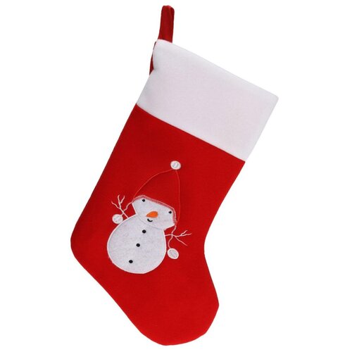 Skarpeta na prezenty CHRISTMAS DECORATION Bałwan 40 cm