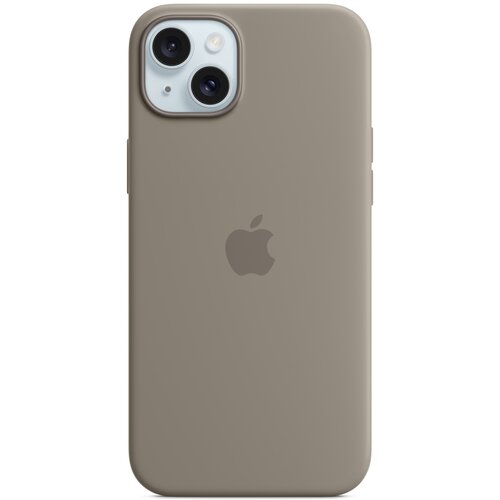 Etui APPLE Silicone Case MagSafe do iPhone 15 Plus Popielaty brąz