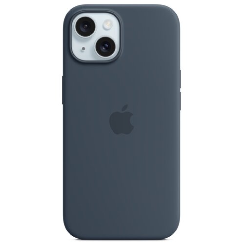 Etui APPLE Silicone Case MagSafe do iPhone 15 Sztormowy błękit